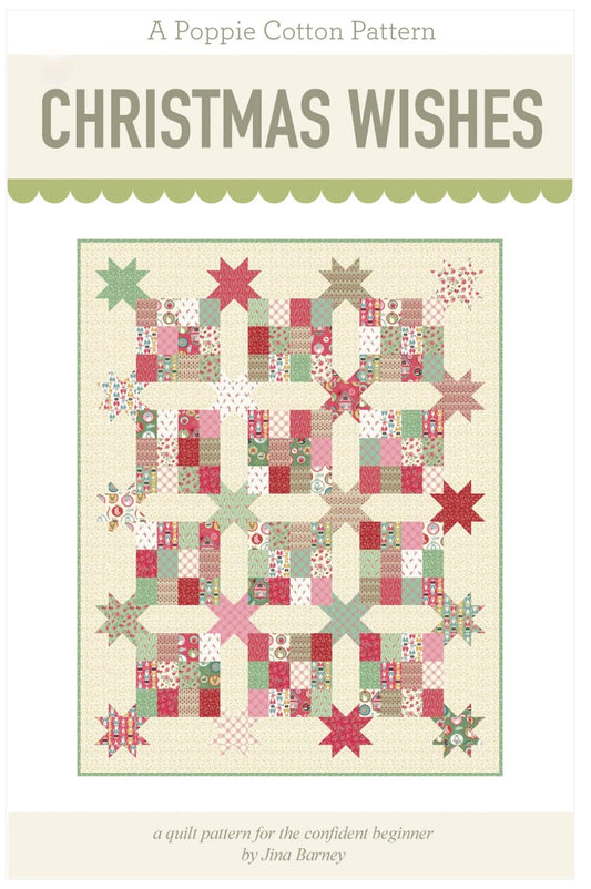 Christmas Wishes Quilt Pattern by Jina Barney for Poppie Cotton | Cuckoo Christmas | CHP27028 | PREORDER!