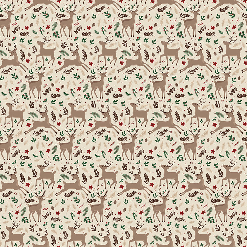Christmas Time Fabric, Fat Quarter Bundle 18 Prints, PREORDER - Good Vibes Quilt Shop