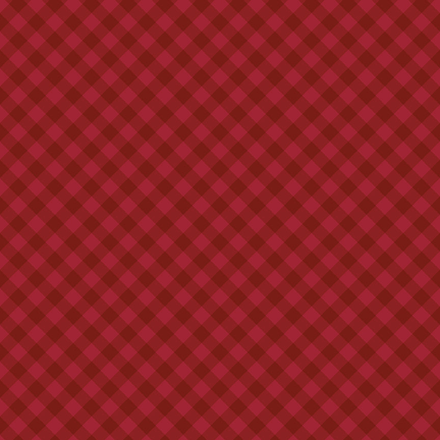 Christmas Time, Plaid C17824 Red, Sold by the 1/2 Yard, PREORDER - Good Vibes Quilt Shop