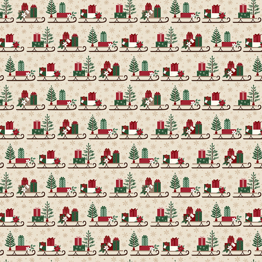 Christmas Time Fabric, Fat Quarter Bundle 18 Prints, PREORDER - Good Vibes Quilt Shop
