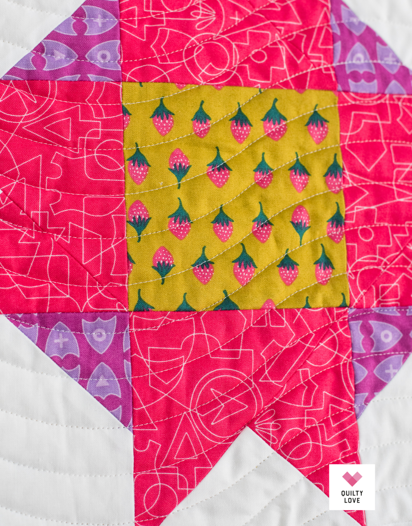 COMPASS STAR Quilty Love Pattern by Emily Dennis #124 - Good Vibes Quilt Shop