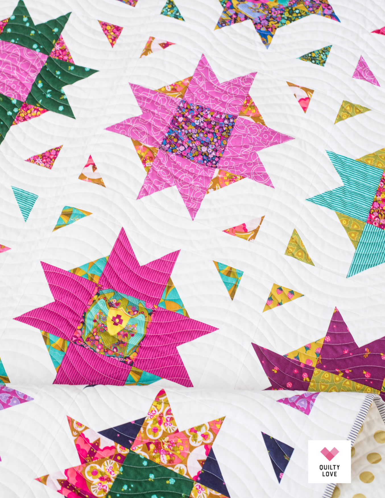 COMPASS STAR Quilty Love Pattern by Emily Dennis #124 - Good Vibes Quilt Shop