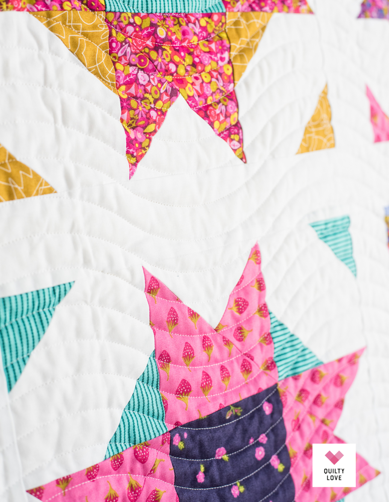 COMPASS STAR Quilty Love Pattern by Emily Dennis #124 - Good Vibes Quilt Shop