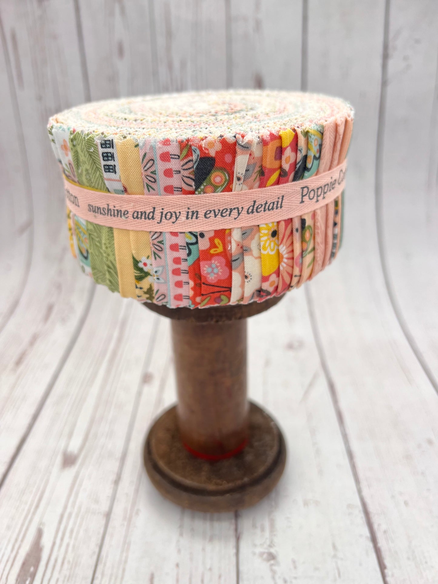 Cottage Charm Fabric by Poppie Cotton, 2.5" Strips Precut, 21 prints with 42 pieces - Good Vibes Quilt Shop