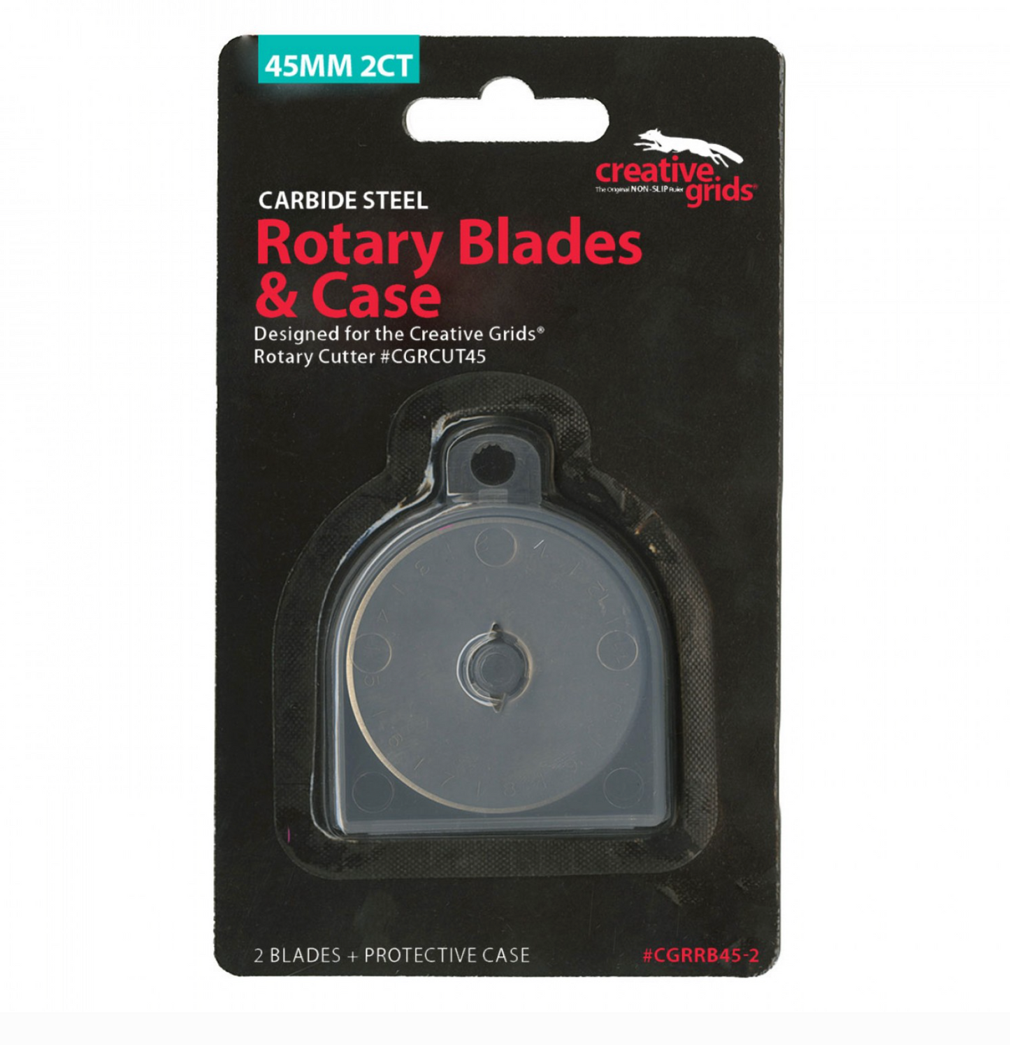 Creative Grids 45mm Replacement Rotary Blade 2pk