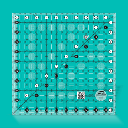 Creative Grids Quilt Ruler 12-1/2in Square, CGR12