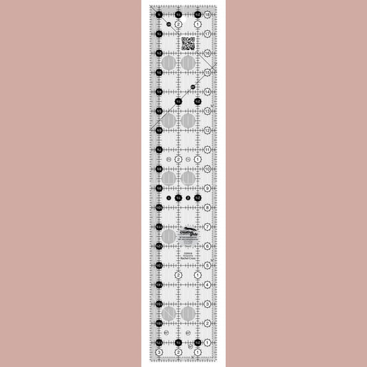 Creative Grids Quilt Ruler, 3-1/2in x 18-1/2in, CGR318