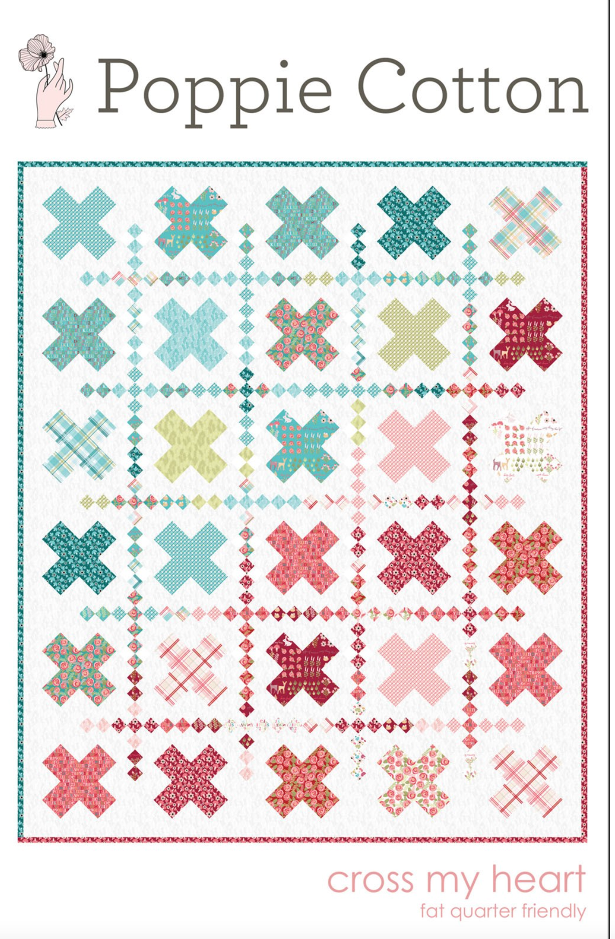 Cross My Heart Quilt Pattern - Good Vibes Quilt Shop