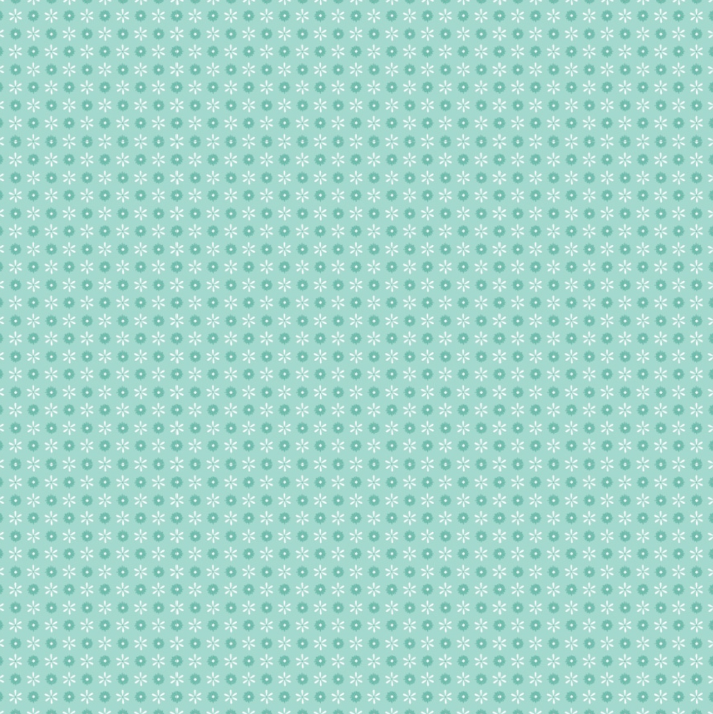 Delightful Department Store Daisy Teal DS23214, sold by the 1/2 yard - Good Vibes Quilt Shop