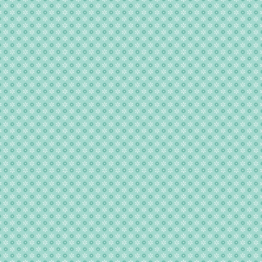 Delightful Department Store Daisy Teal DS23214, sold by the 1/2 yard