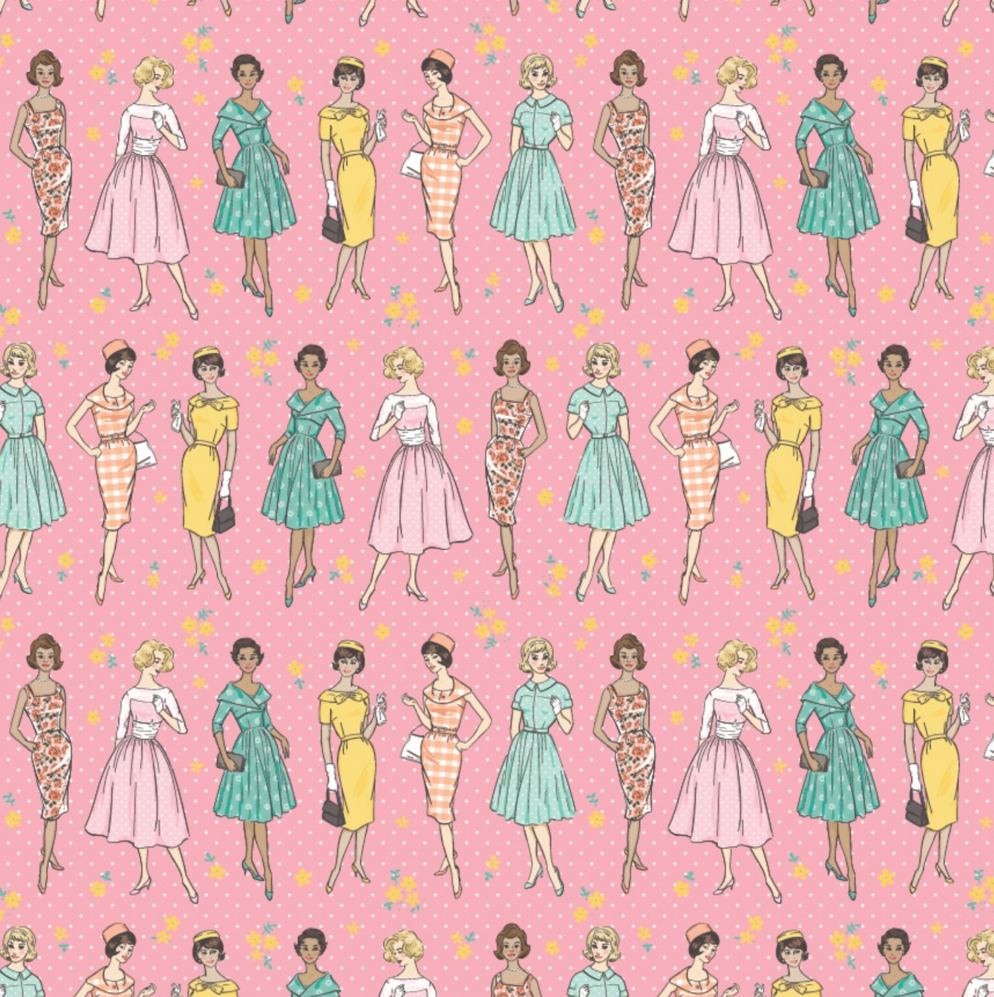 Delightful Department Store Delightful Pink DS23200, sold by the 1/2 yard