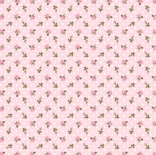 Delightful Department Store Lucy Pink DS23215, sold by the 1/2 yard