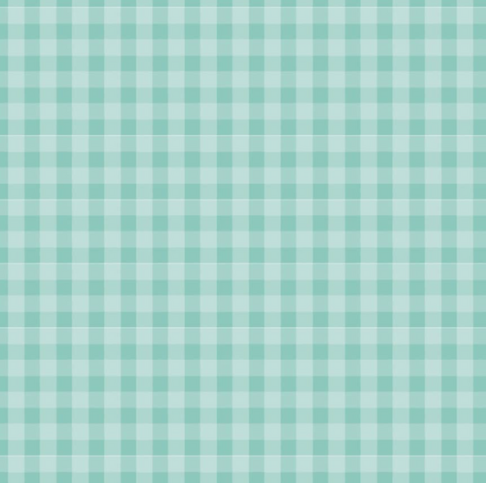Delightful Department Store, Pretty in Plaid, Teal, DS23220, sold by the 1/2 yard