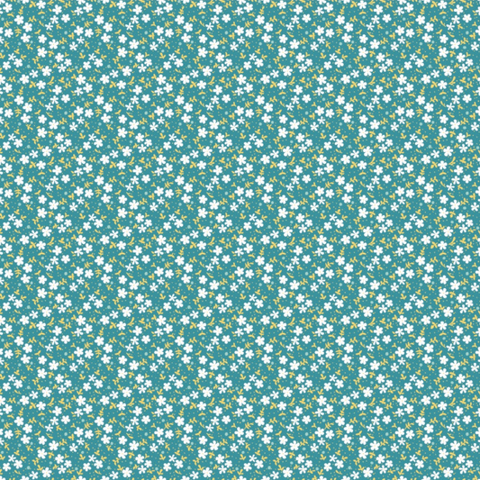 Delightful Department Store, Sandra Dee, Teal DS23211, sold by the 1/2 yard