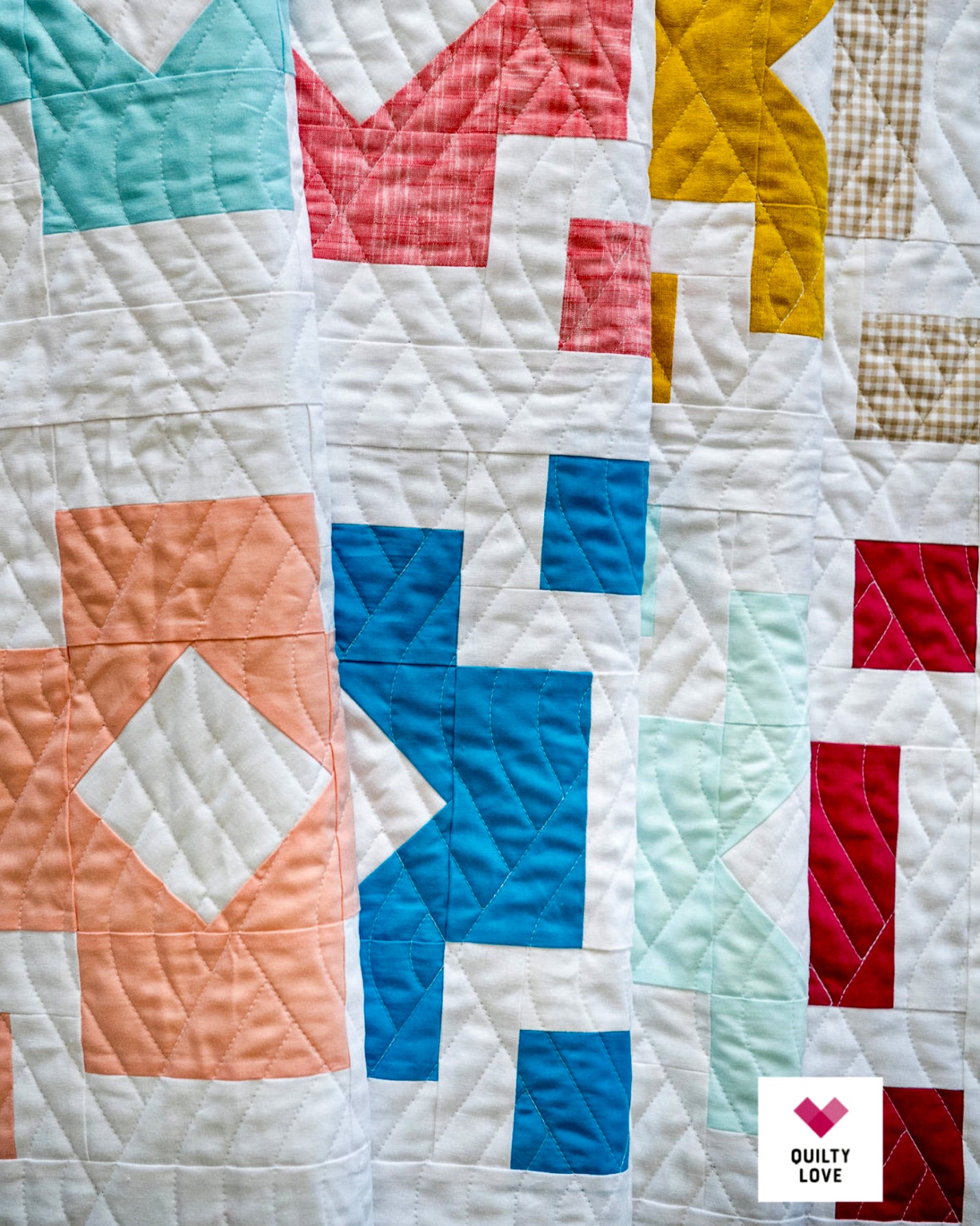 DIAMOND LANTERNS Quilty Love Pattern by Emily Dennis #120 - Good Vibes Quilt Shop