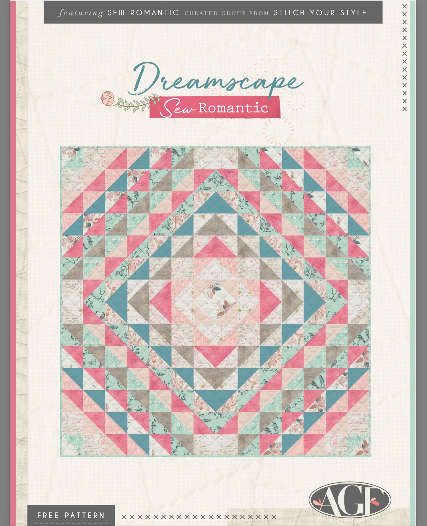 Dreamscape Romantic, an Art Gallery Fabrics FREE Pattern