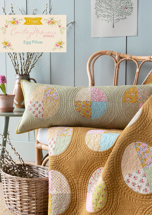 Easter Egg Pillow from Creating Memories Spring Collection, a Tilda FREE World Pattern