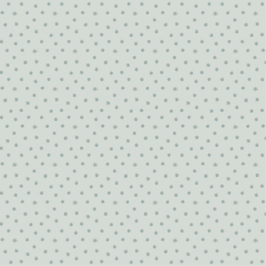Enchante' Fabric by Jina Barney for Poppie Cotton | Bon Jour Bleu EC271314 | Sold by the 1/2 Yard | PREORDER!