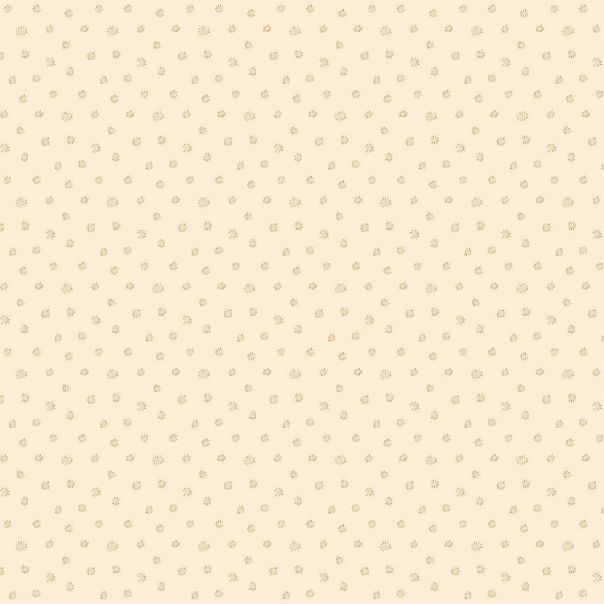 Enchante' Fabric by Jina Barney for Poppie Cotton | Bon Jour Creme EC271313 | Sold by the 1/2 Yard | PREORDER!