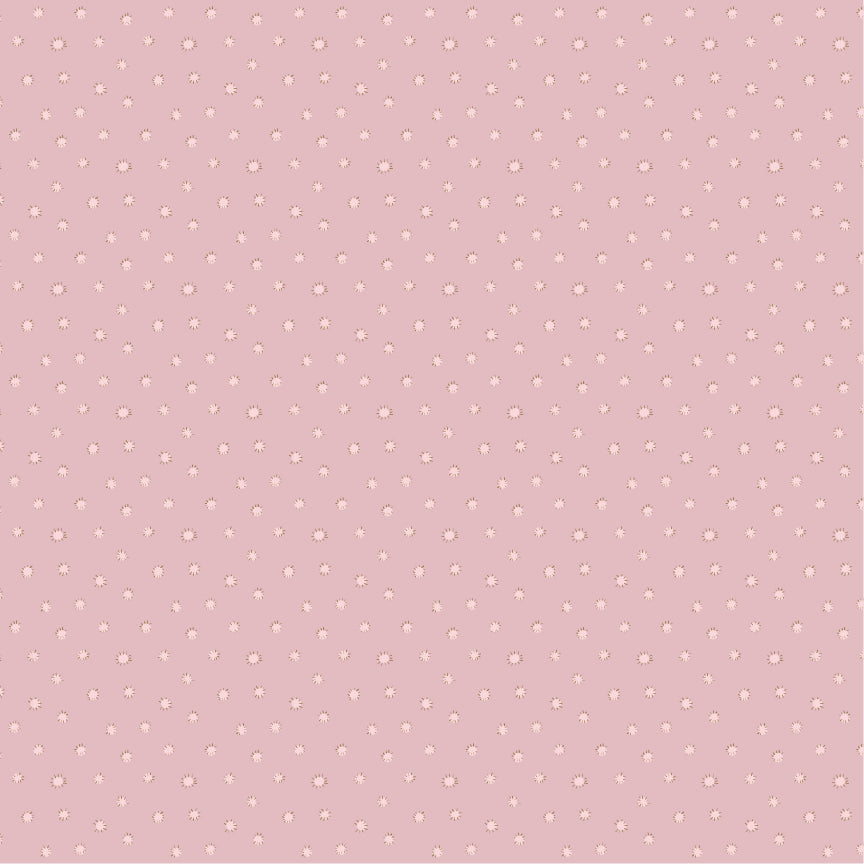 Enchante' Fabric by Jina Barney for Poppie Cotton | Bon Jour Rose EC271315 | Sold by the 1/2 Yard | PREORDER!