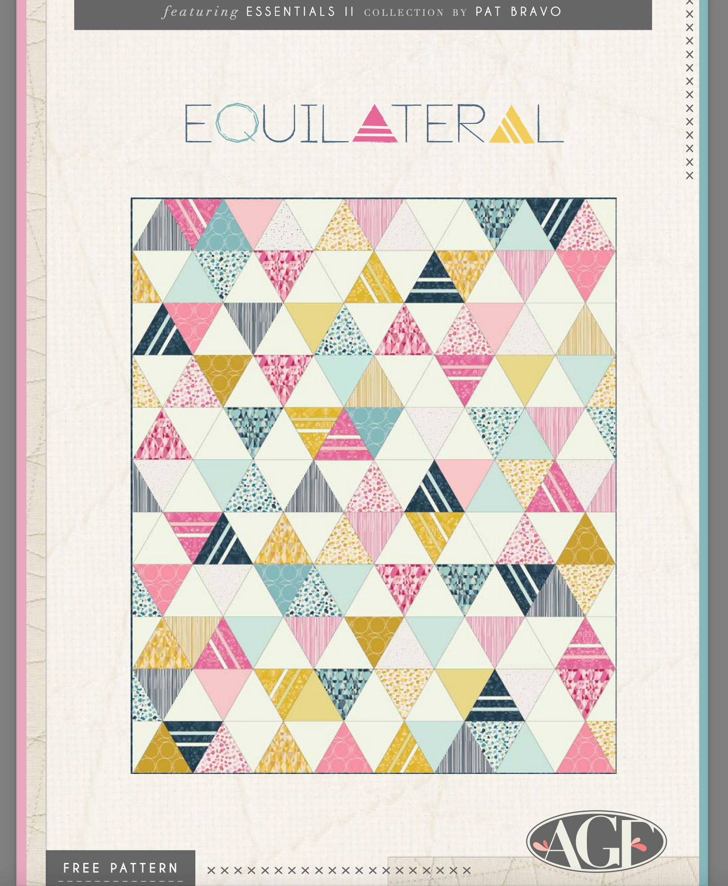 Equilateral Quilt, an Art Gallery Fabrics FREE Pattern