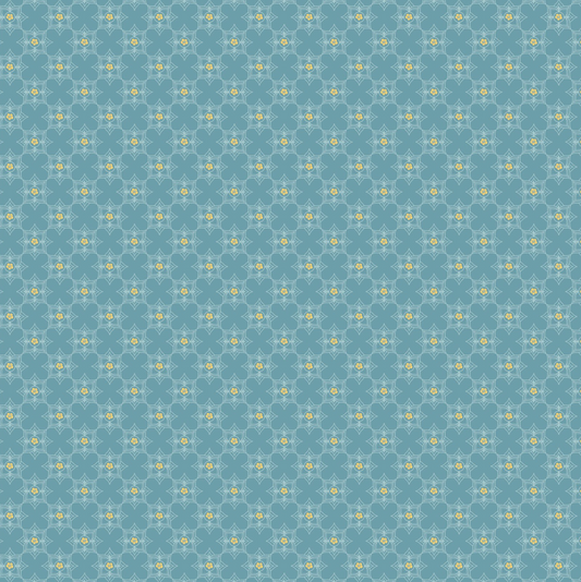 Farmgirls Unite, Sunshine and Cotton Blue, Sold by the 1/2 yard