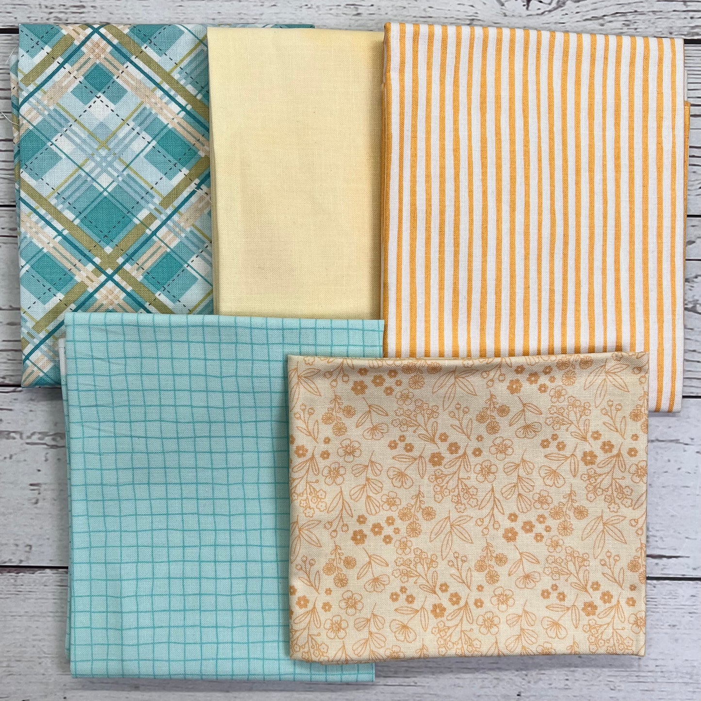 Fat Quarter Packs, FAT AND GROOVY, 5 Pieces