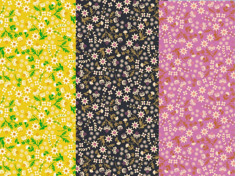 Favorite Flowers FQ 26 skus, designed by Ruby Star Society, RS5143FQ - Good Vibes Quilt Shop