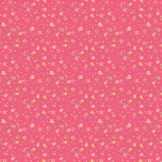 Finding Wonder Fabric, Blossom, Pink, FW24205, sold by the 1/2 yard