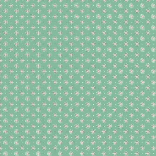 Finding Wonder Fabric, Twinkle Tiny, Teal, FW24218, sold by the 1/2 yard
