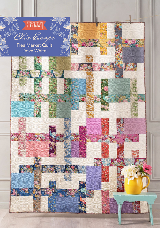 Flea Market Quilt, from Chic Escape Collection, a Tilda FREE World Pattern