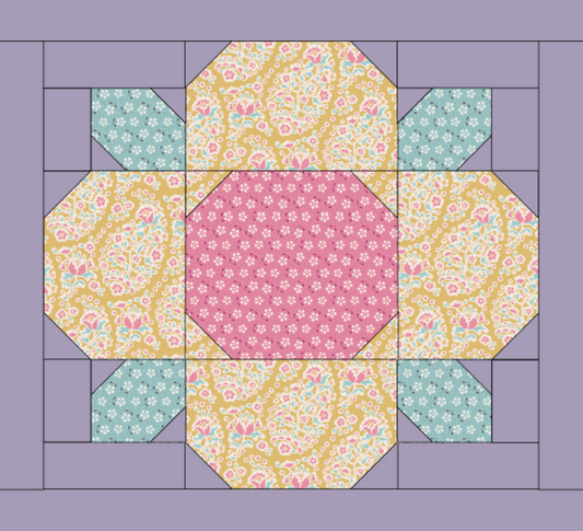 Flower Block, a Tilda FREE Block