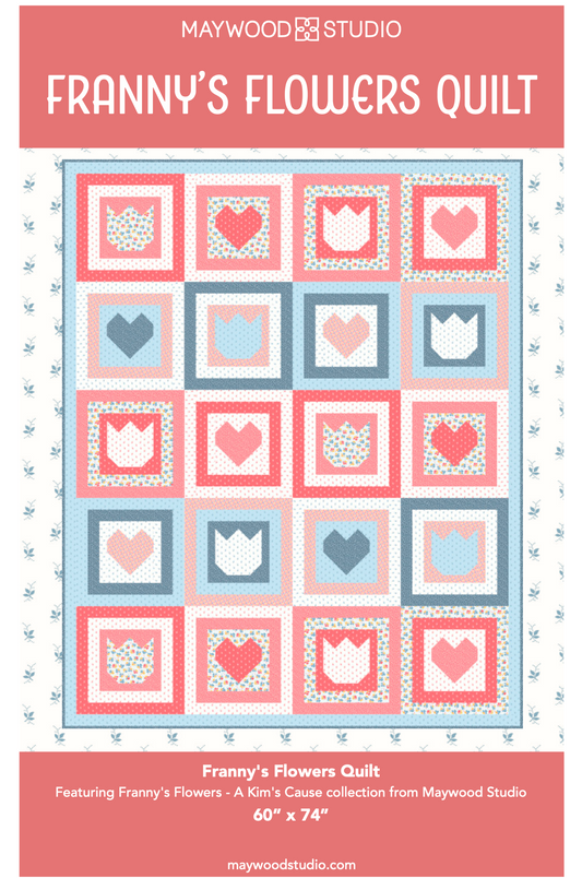 Frannys Flowers Quilt, a Maywood FREE PATTERN