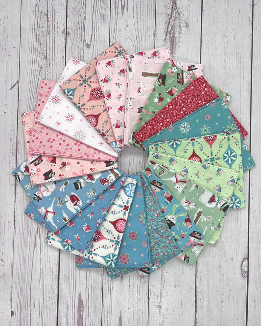 Frost and Flurry Fabric, Fat Quarter Bundle, 18 skus