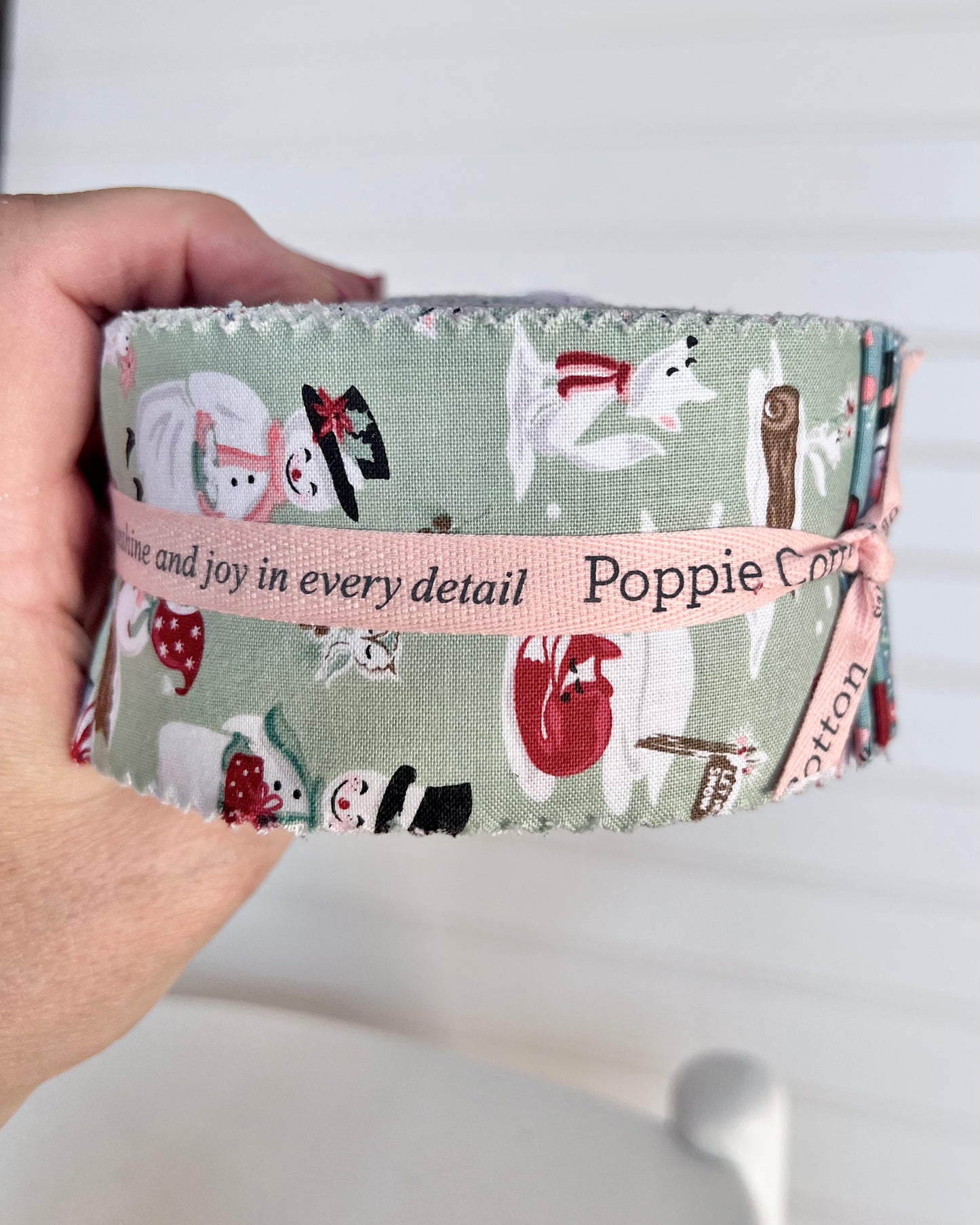 Frost and Flurry Fabric by Poppie Cotton, 2.5" Strips, 21 skus, 42 pieces, FL25622