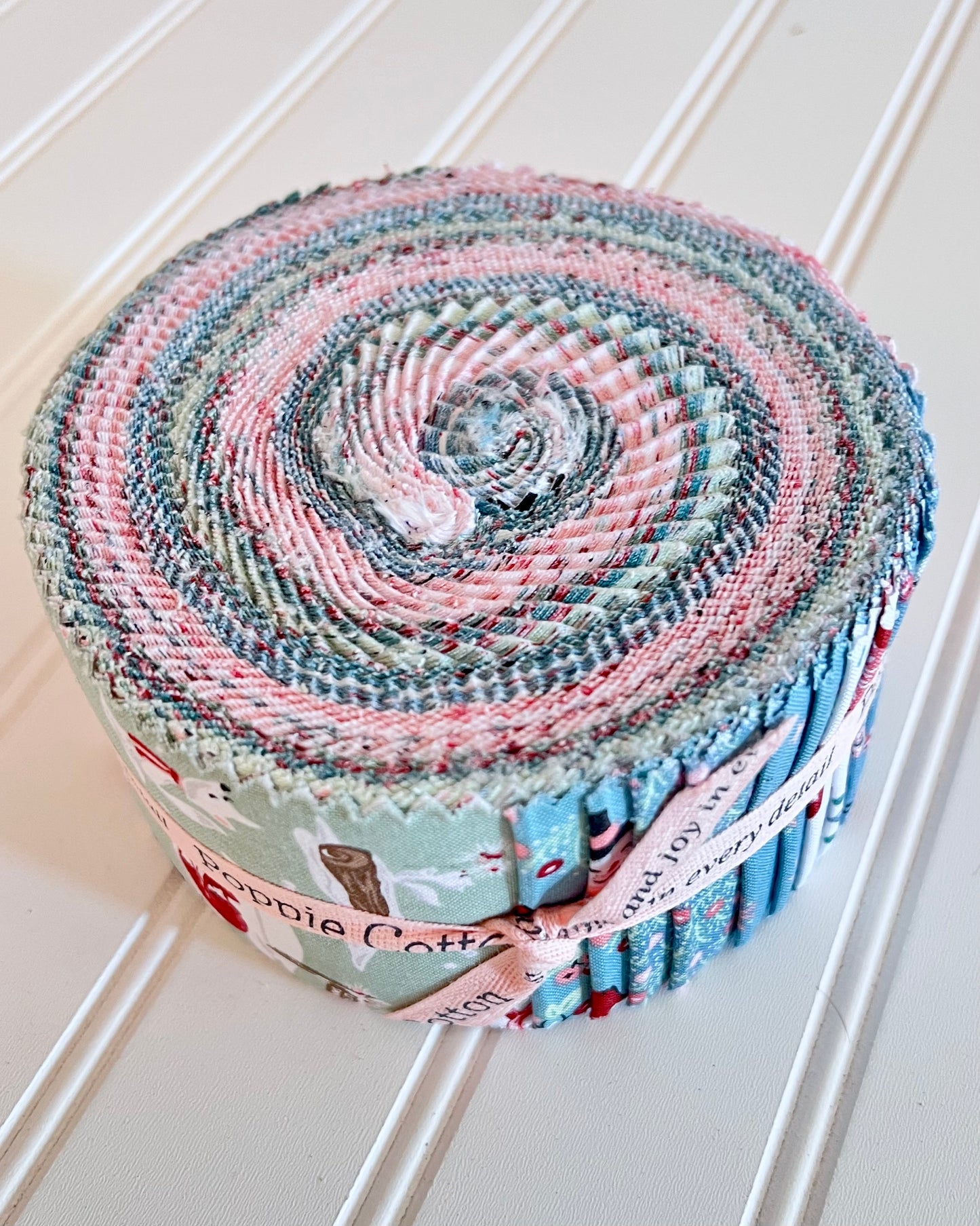Frost and Flurry Fabric by Poppie Cotton, 2.5" Strips, 21 skus, 42 pieces, FL25622
