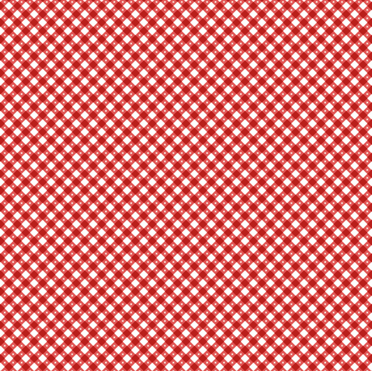 Gingham Picnic Red Napkin GP21211, sold by the 1/2 yard