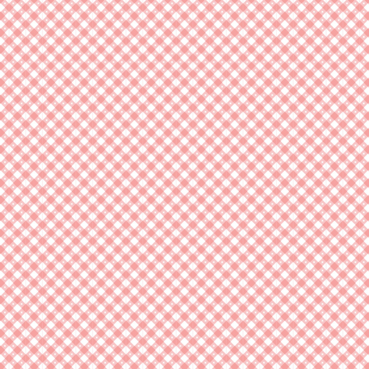 Gingham Picnic Pink Popsicle GP21213, sold by the 1/2 yard