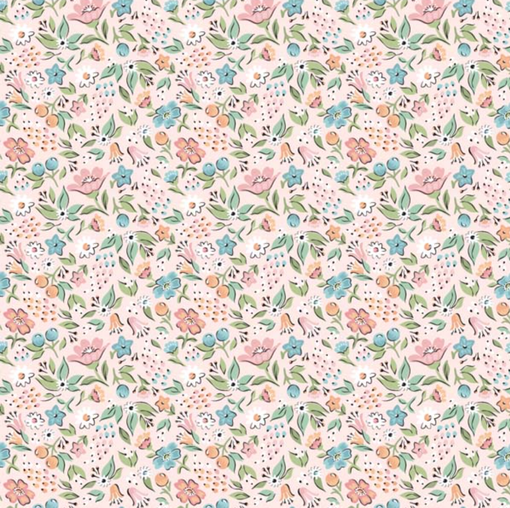 Garden Party, Freshly Picked Blush, GP23315, sold by the 1/2 yard