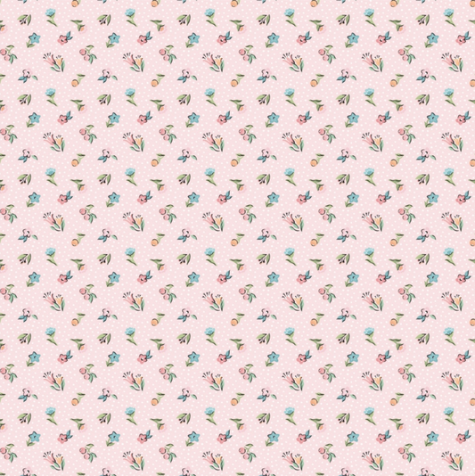 Garden Party, Mini Blooms Blush, GP22309, sold by the 1/2 yard
