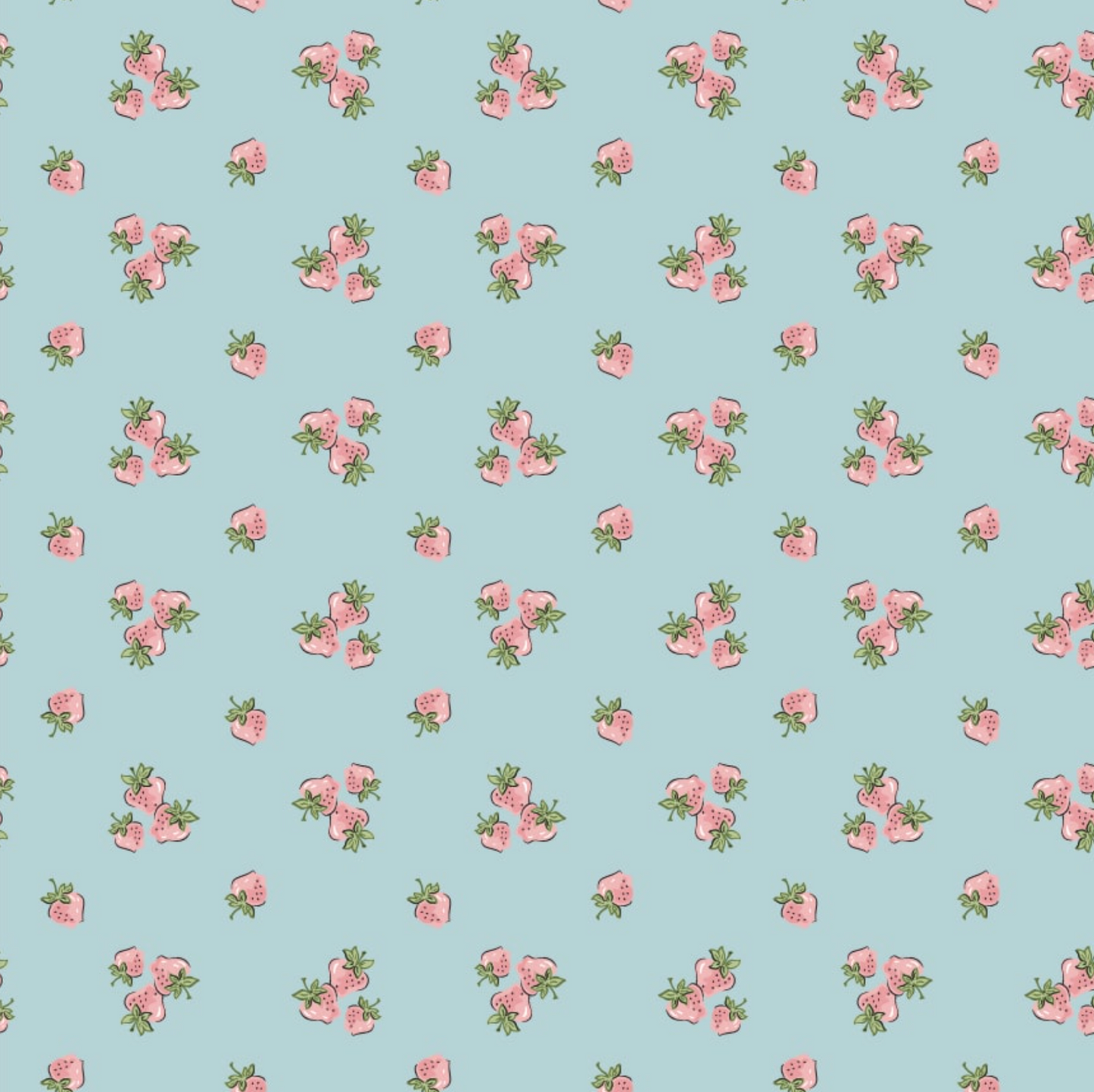 Garden Party, Strawberry Fields Sky, GP23305, sold by the 1/2 yard