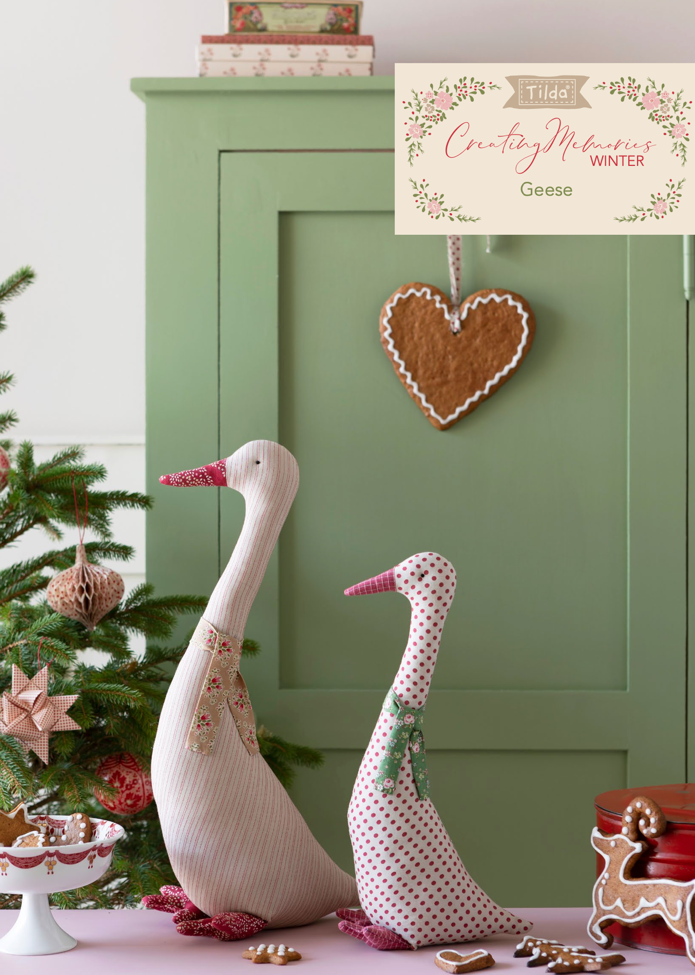 Geese, Creating Memories WINTER by Tilda, FREE Pattern