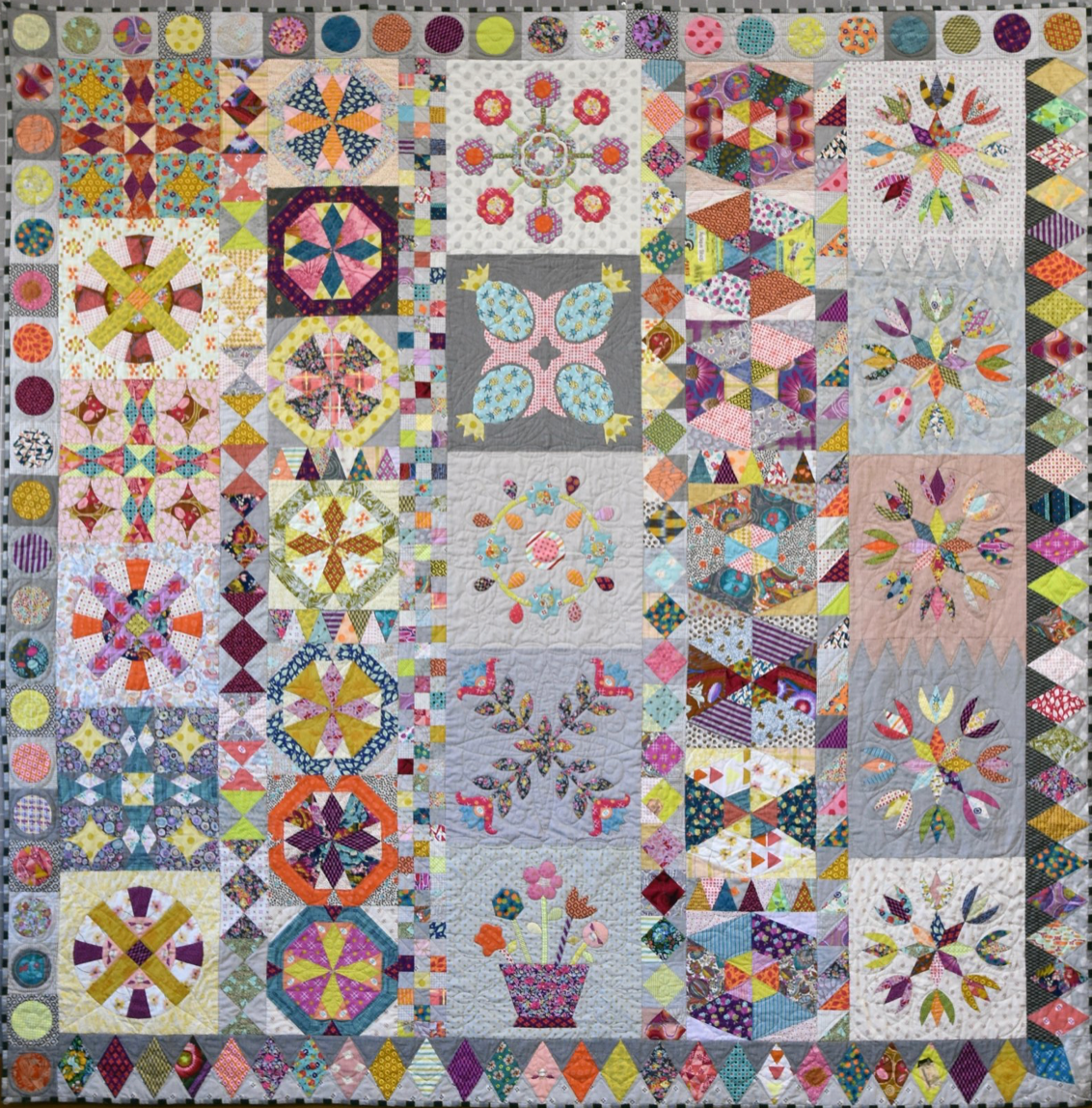 Golden Days Booklet, Jen Kingwell Designs Quilt Block Moda Fabrics Amitie Textiles