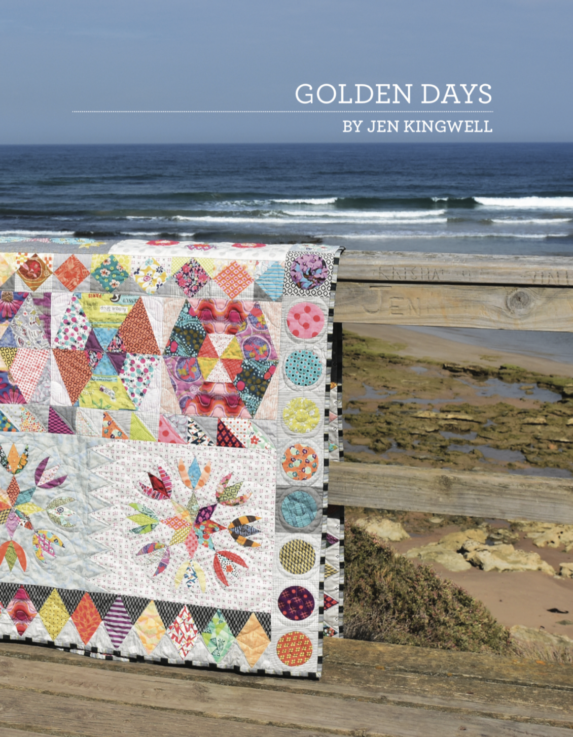 Golden Days Booklet, Jen Kingwell Designs Quilt Block Moda Fabrics Amitie Textiles