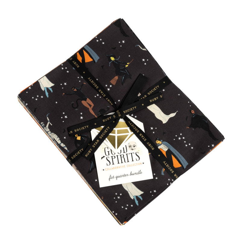 Good Spirits Fat Quarter Bundle, by Ruby Star Society (Glow in the Dark) 25 skus, RS5135QR, PREORDER - Good Vibes Quilt Shop