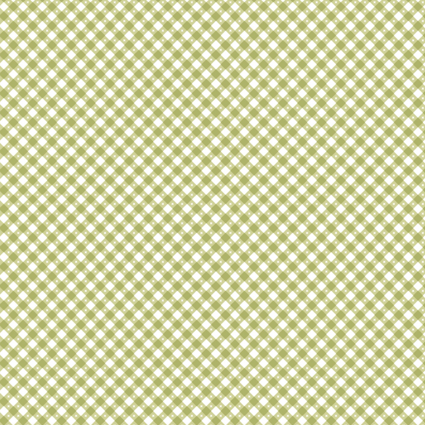 Gingham Picnic Green Grass GP21214, sold by the 1/2 yard