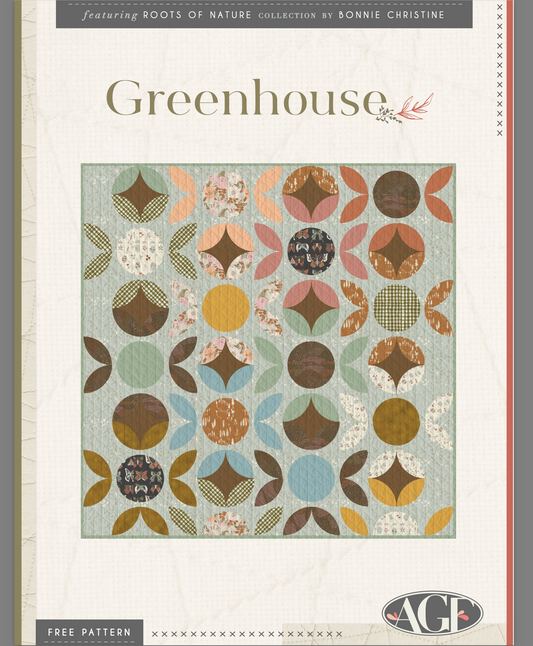 Greenhouse Quilt, an Art Gallery Fabrics FREE Pattern