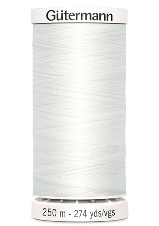 Guterman Sew-all Polyester All Purpose Thread 250m/273yds White