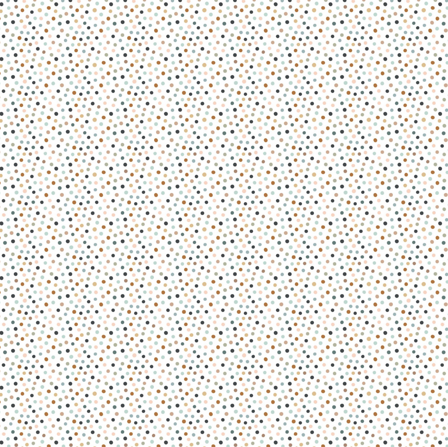 House and Home, HH22169 Dotty White, sold by the 1/2 yard
