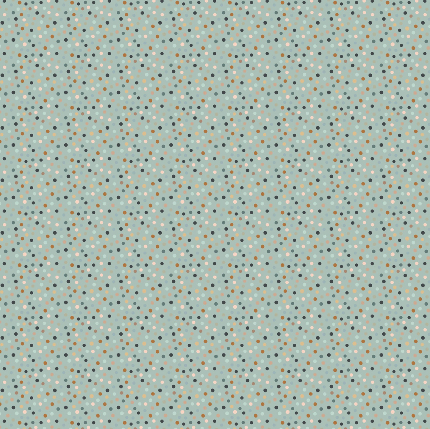 House and Home, HH22170 Dotty Green, sold by the 1/2 yard